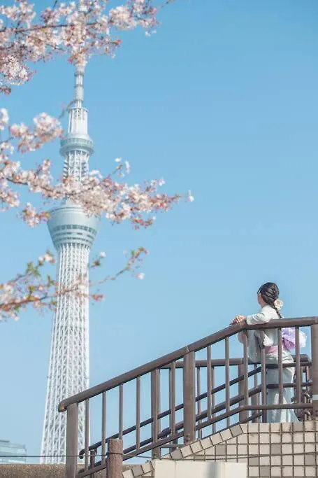 503 Oshiage Sta 3Mins Walk! Wi-Fi & Elevator 4Pax Apartment Tokyo